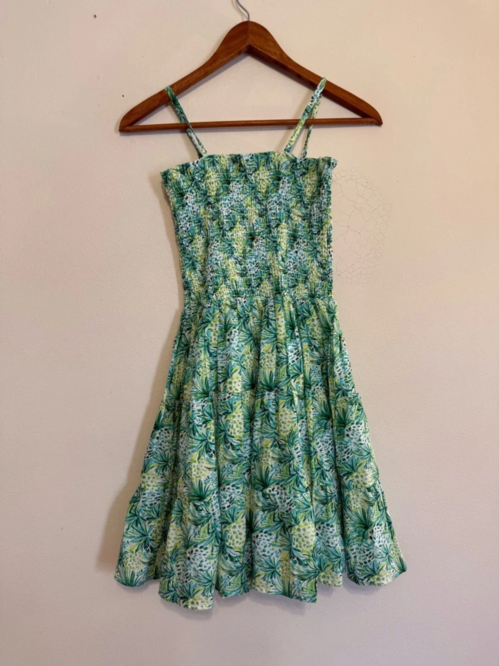 Janie and Jack Lot of 2 Girls Dress Smocked Sun Dresses Size 14